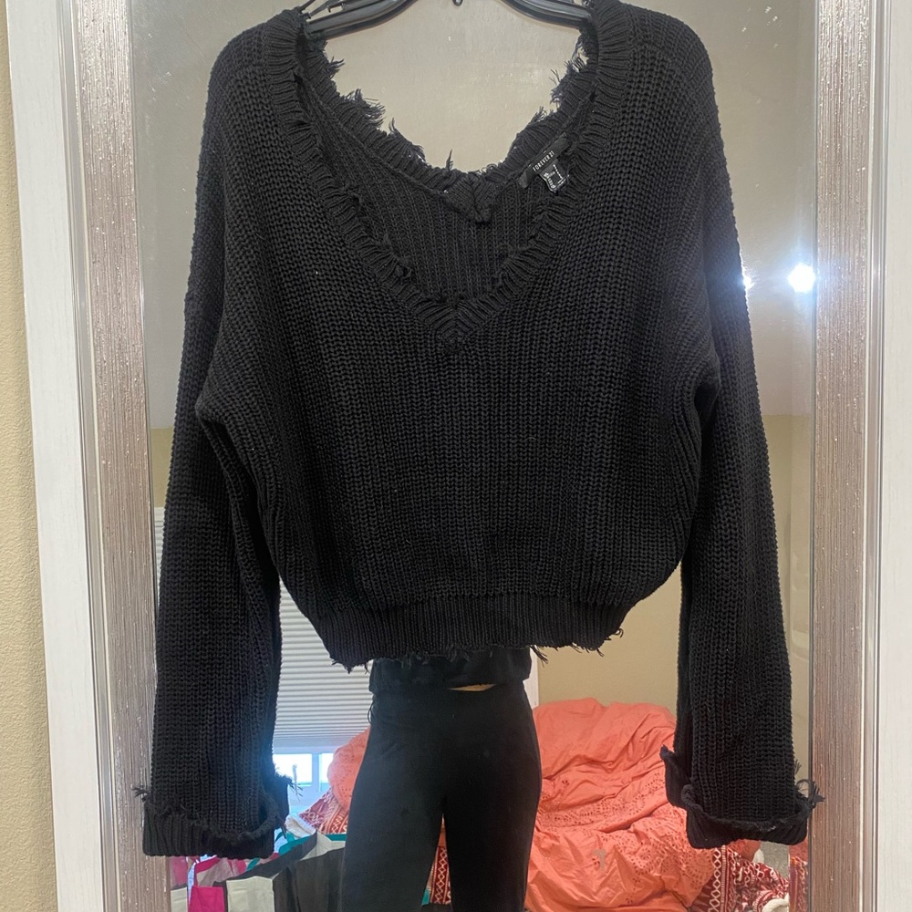 Frayed Sweater